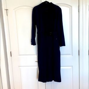 Women’s  Navy Burberry Coat